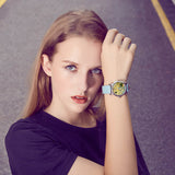 Van Gogh Blossoming Pear Tree Swiss Movement Leather Watch-One Quarter