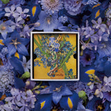 Van Gogh Irises Enamel Pin-One Quarter
