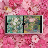 Van Gogh Roses and Oleanders Enamel Pin Set of Two-One Quarter
