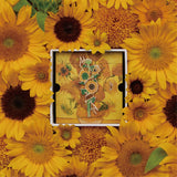 Van Gogh Sunflowers Enamel Pin-One Quarte
