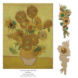 Van Gogh Sunflowers Enamel Pin-One Quarte