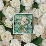Van Gogh Vase with Pink Roses Enamel Pin-One Quarter